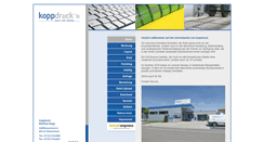 Desktop Screenshot of koppdruck.de